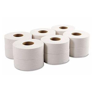 Jumbo toalettpapír 2 réteg, 80% fehér, 28cm